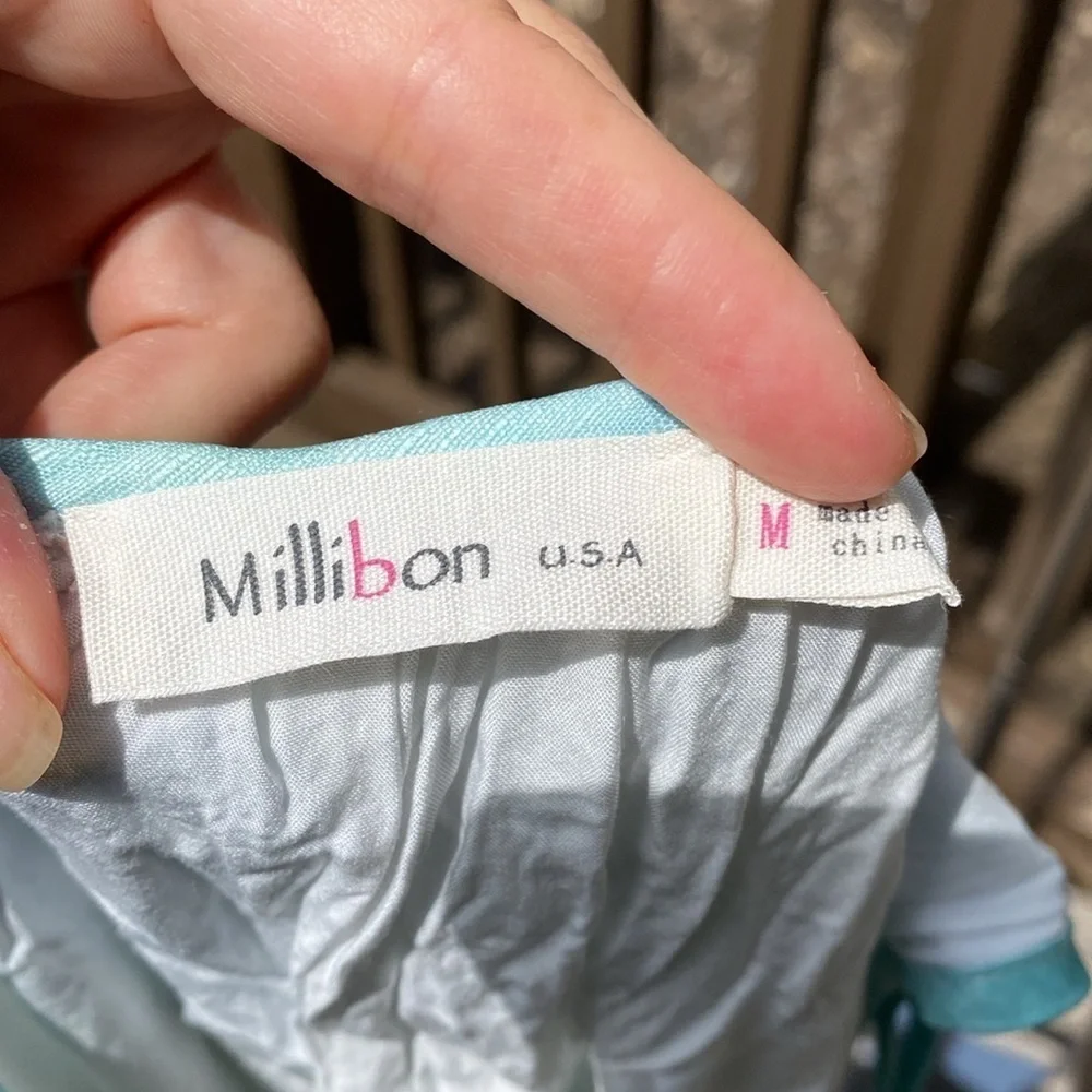 Millibon tie dye midi dress with adjustable straps - Picture 13 of 13